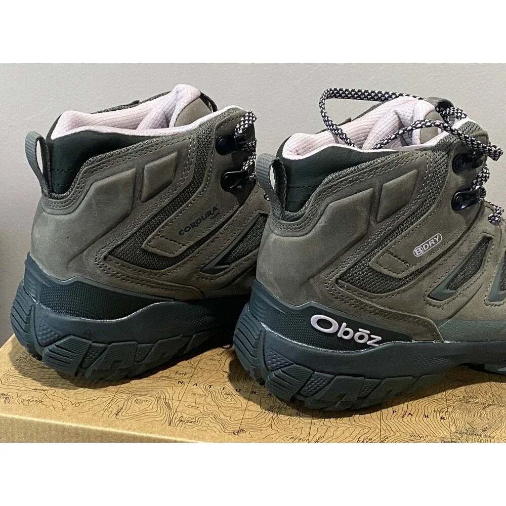 NEW Oboz Sawtooth X Mid Women’s Hiking Boots Shoes #24002 Charcoal Waterproof